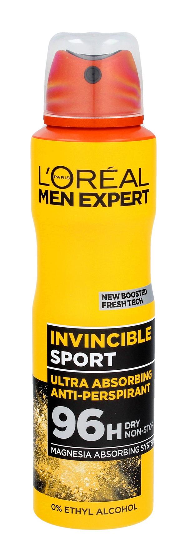 L'Oreal Paris Loreal Men Expert Deodorant Spray Anti-perspirant Invicible Sport 150ml