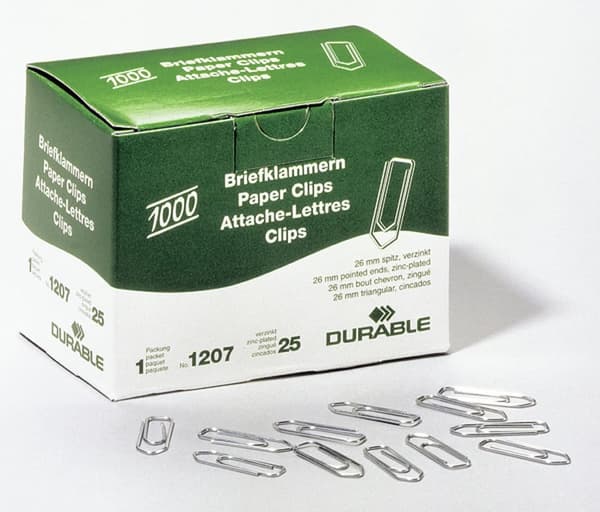 Durable Clips 26 mm forzinket 1000 stk
