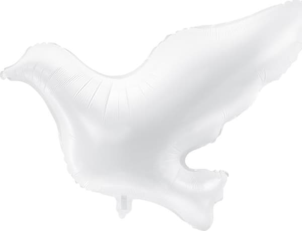 Folieballon Golab, hvid, 77x66cm