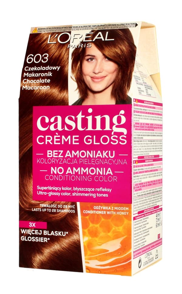 Casting Creme Gloss -hiusväri nro 603 Suklaanugetti