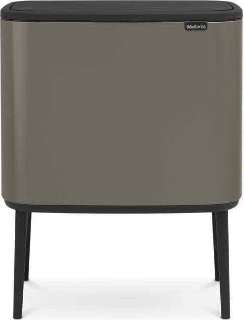 Brabantia Bo Touch Bin Platinum -roskakori, 3 x 11 l