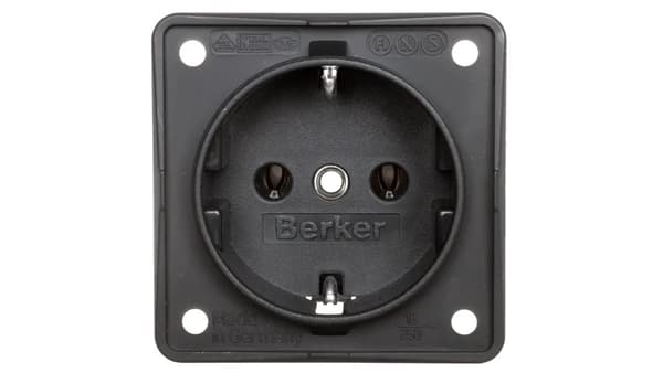 Berker Pistorasia Integro SCHUKO matta antrasiitti (0941852505)