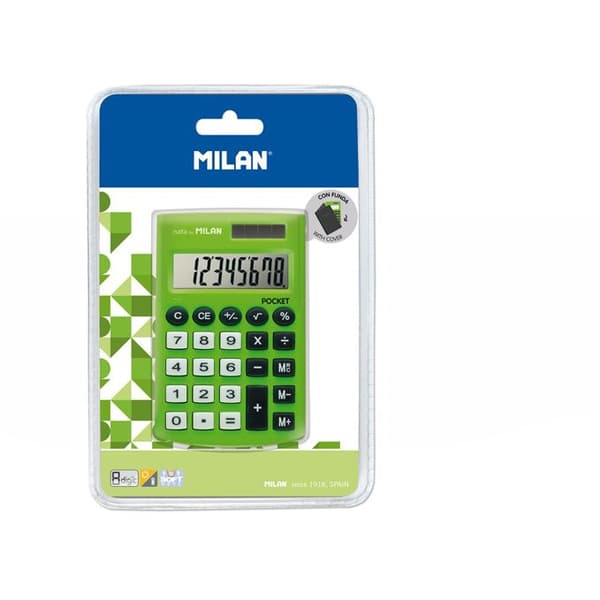 Miniräknare Pocket Touch grön MILAN