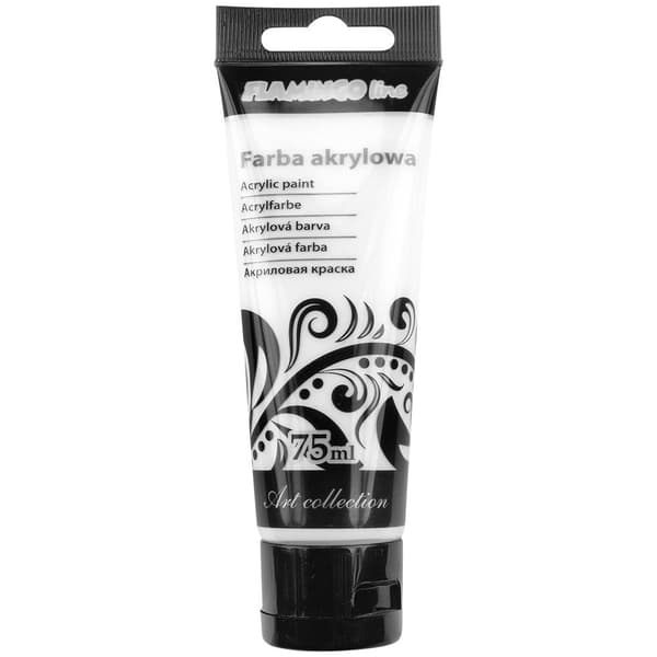 Akrylmaling 75ml 001 titanium hvid
