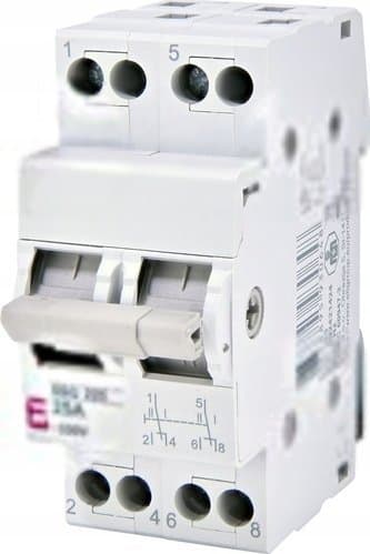 Afbryder I-0-II modulær netværks-aggregat 40 A 2-polet SSQ 240 002421425