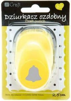 Dekorativ hultang 2,5cm klokke MIX