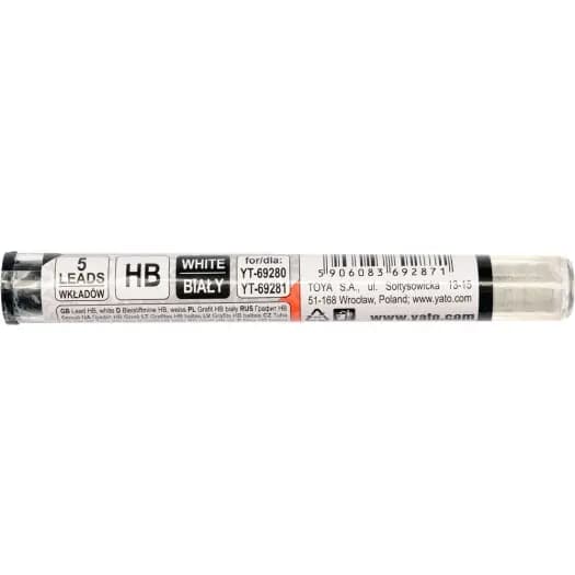 YATO GRAPHITE HB HVID 5 STK YT-69287
