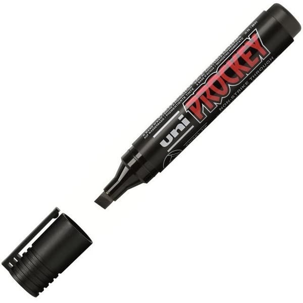 Uni Mitsubishi Pencil Marker til flipovers PROCKEY PM126 sort (UN5033)
