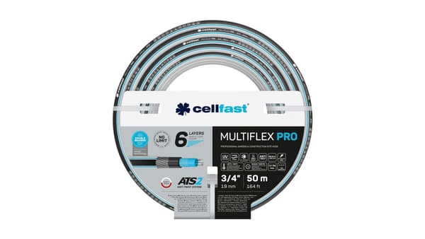 CELLFAST TRÄDGÅRDSSLANG MULTIFLEX PRO ATS2 3/4\" 50m