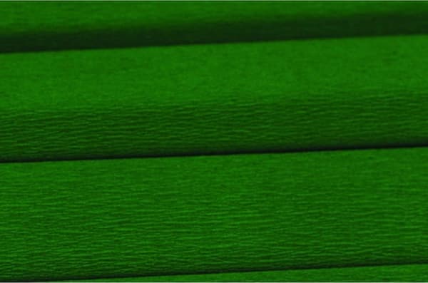 KUNSTPAPIR KRØLLET, MØRKEGRØN