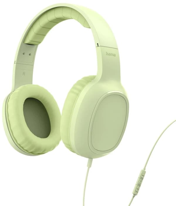 OVER-EAR HÖRLURAR \"FUN C\" MED MIKROFON NY GRÖN