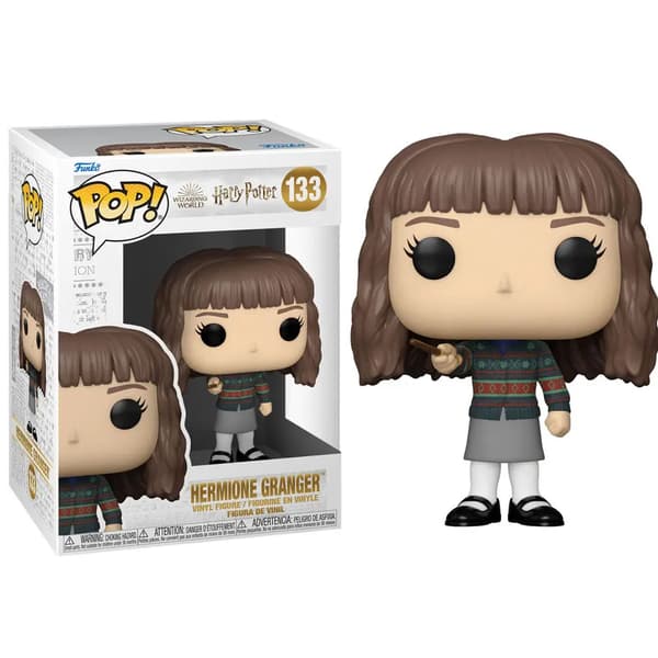 POP-figur Harry Potter jubileum Hermione med trollstav