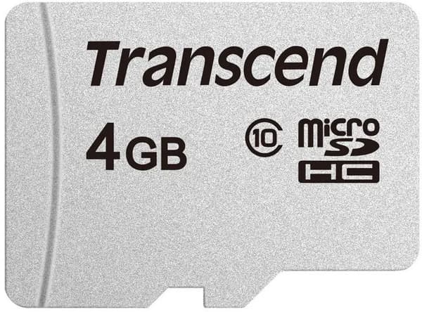 Transcend microSDHC 300S 4GB Klass 10
