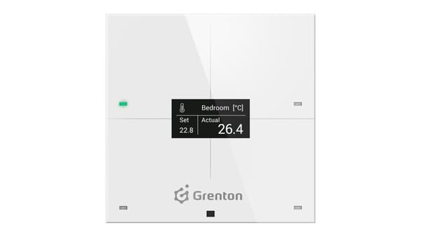 GRENTON - SMART PANEL 4B, OLED, TF-BUS, VIT (2.0)