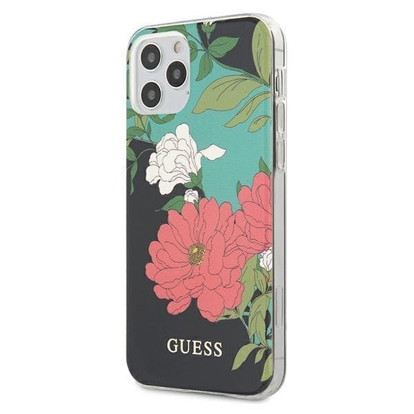 Guess GUHCP12LIMLFL01 iPhone 12 Pro Max 6.7\" sort/sort N°1 Flower Collection