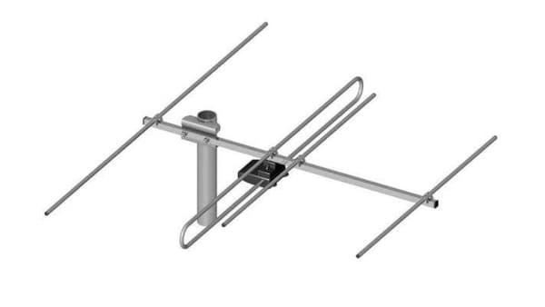 VHF-antenne med MUX 8 LIBOX symmetrisator