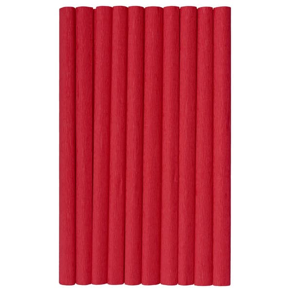 Kräppapper Bibula Top 2000 Creatino 50x200cm mörkröd
