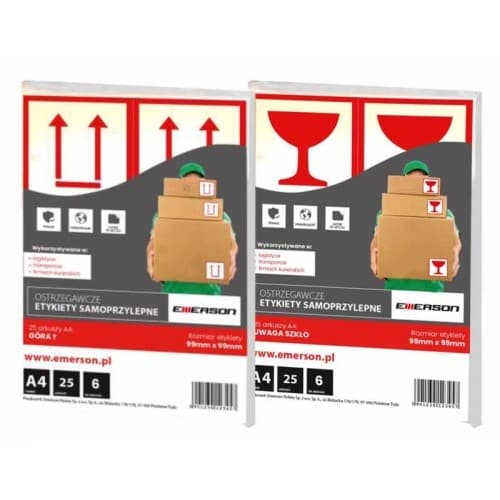 EMERSON LABELS EMERSON A4 99 X 99 MM TOP (25)