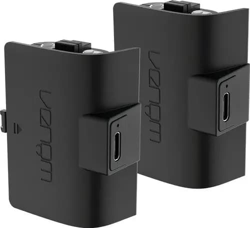 VENOM Xbox Series/Xbox One Controller Batterier Sort (2x1100mAh) + 3 Meter Kabel