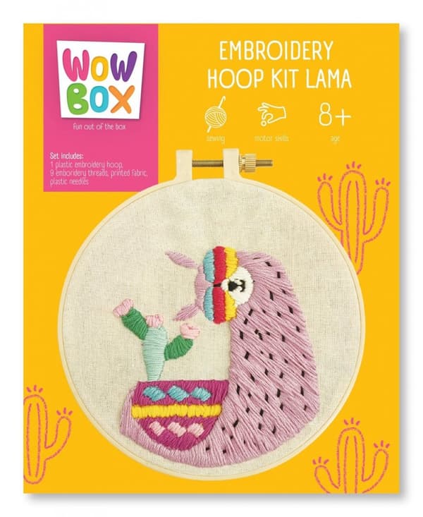Wow Box. Broderisats Lama