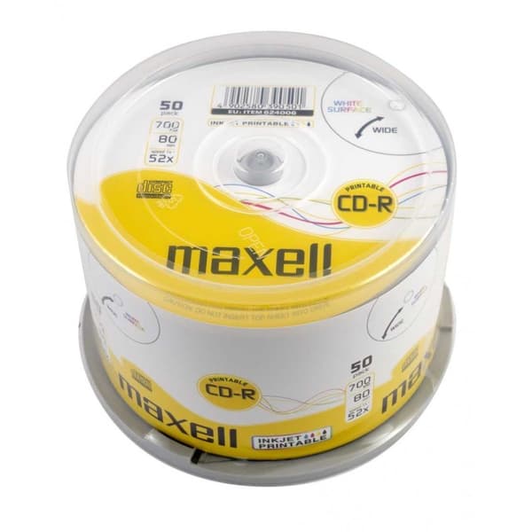 Maxell CD-R 700 MB 52x 50 stk (624006.40)