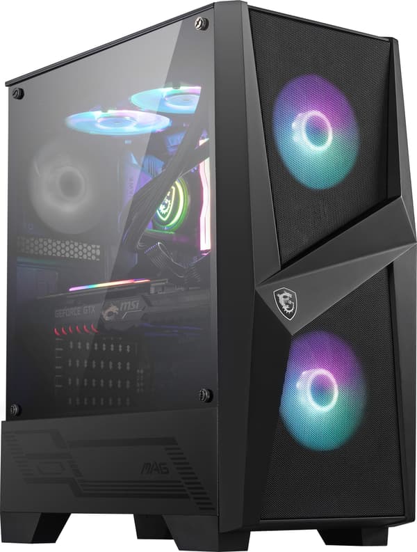 ATX Semi-tower kabinet MSI Mag Forge 100m Sort