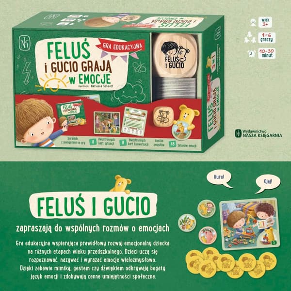 Felus og Gucio leger følelser