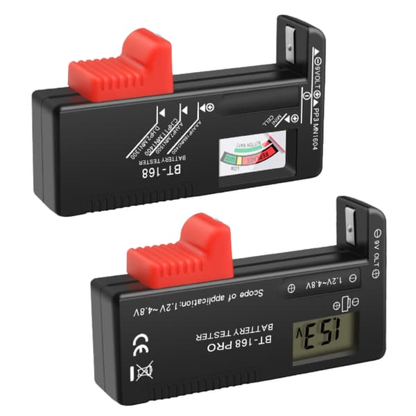 Universal Digital Batteritester Måler Akkumulator