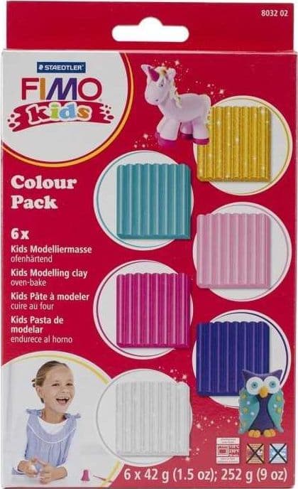 Fimo sæt med plasticmasse til børn