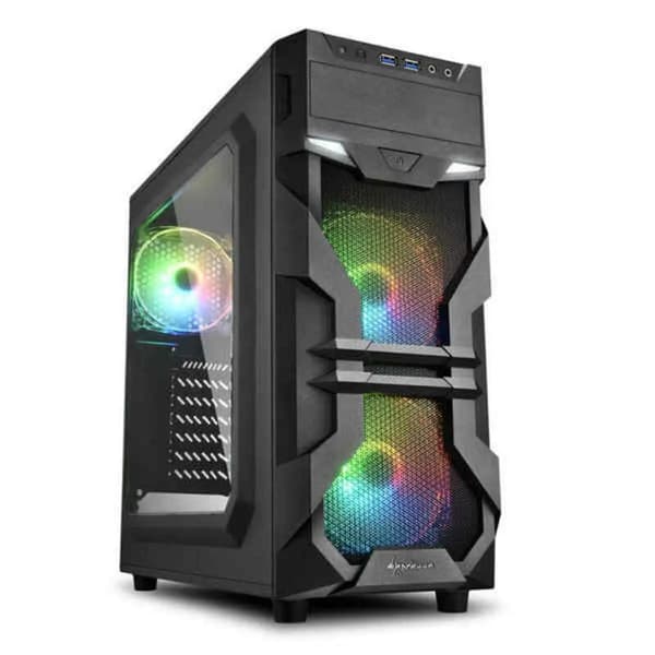 ATX Semi-tower Box Sharkoon 4044951026869 Svart
