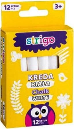 Hvid kridt 12 stk STRIGO