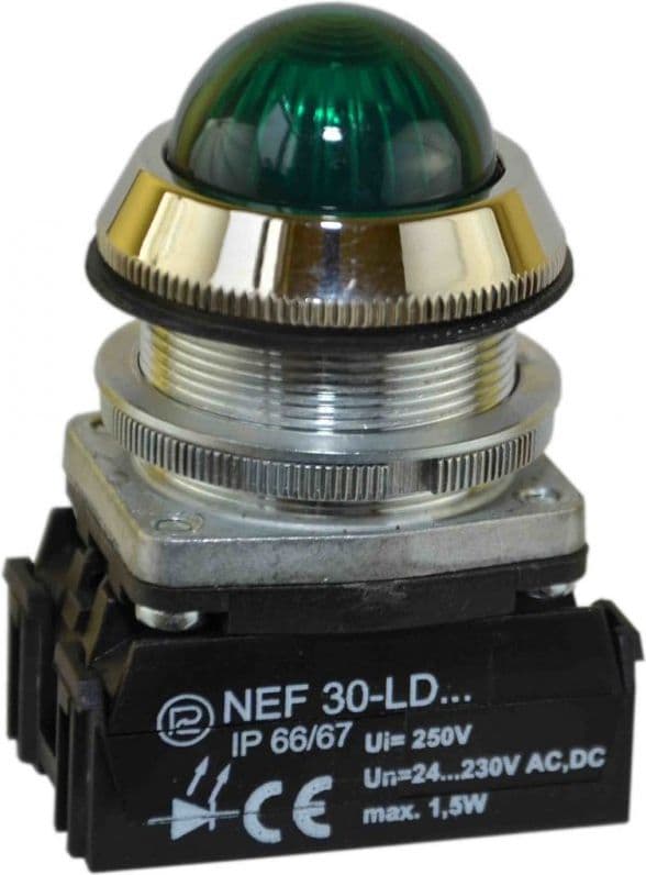 Lampe NEF30LE/24V grøn W0-L-NEF30LE/24V Z