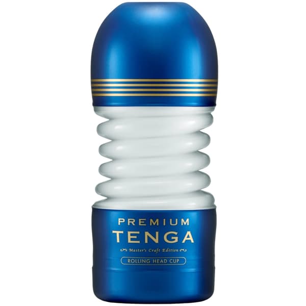 Tenga Premium Rolling Head Cup Intimate System Blå 4570030973309