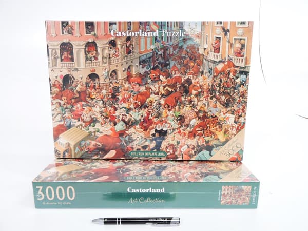 Palapeli 3000 härkäjuoksu Pamplonassa