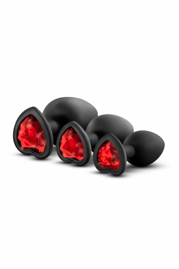 Briljant pluggset analplugg med diamant