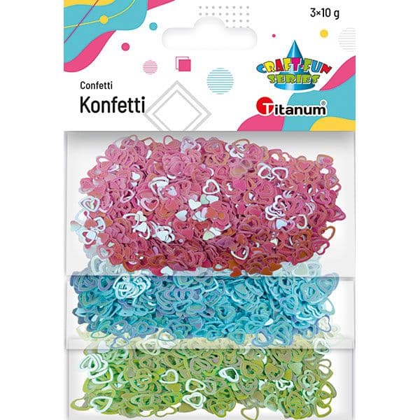 Konfetti Titanum Craft-Fun Serie Hjerter (111wc006)