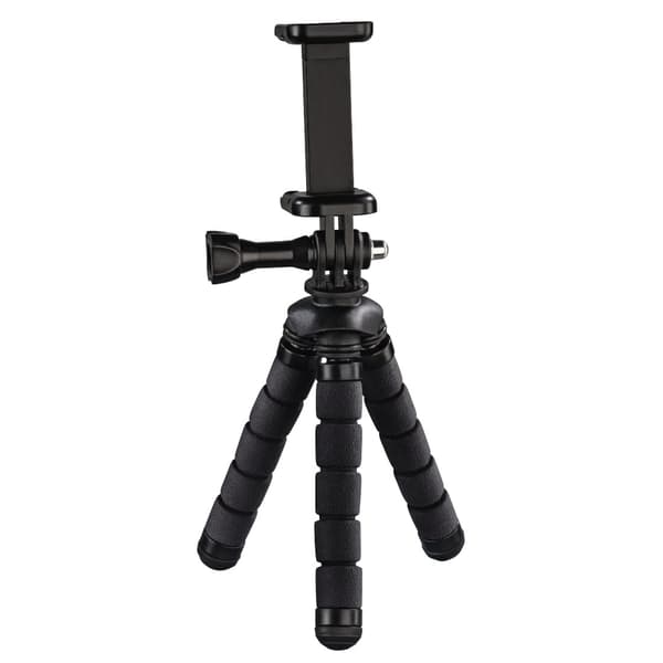 Selfiekeppi Hama Mini Tripod Flex 2in1 Musta