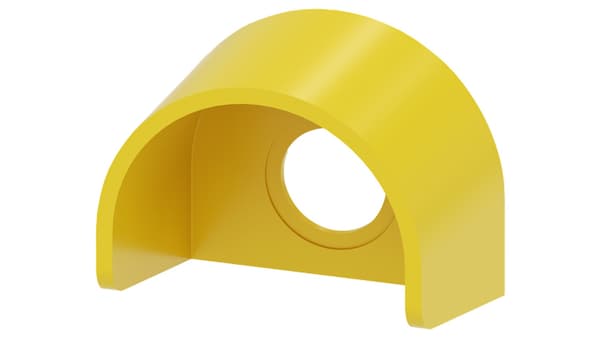 Skyddskrage för säkerhetsknapphål 22mm gul plast Sirius ACT 3SU1900-0DY30-0AA0