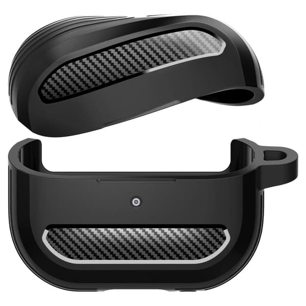 Spigen Rugged Armor Cover til Samsung Galaxy Buds 3 / 3 Pro Mat Sort