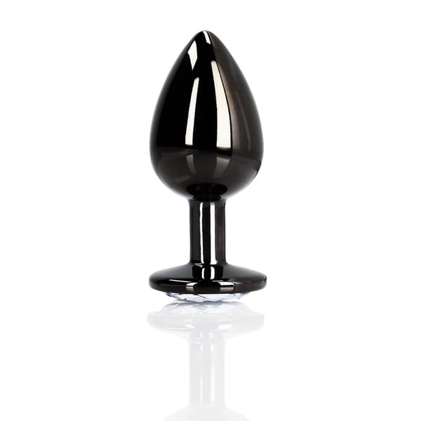 Rund juvel butt plug - Medium