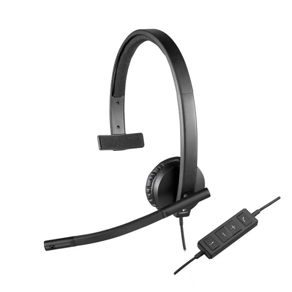 Logitech On-Ear Mono Headset H570e USB