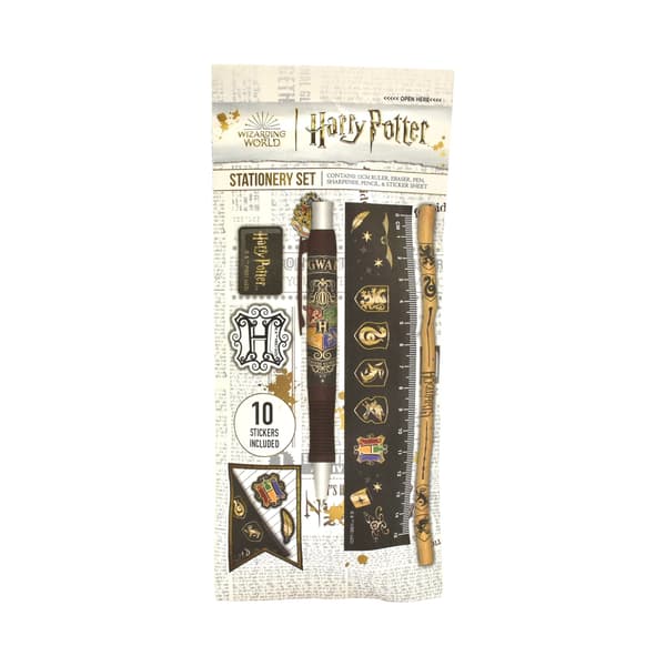 BLUE SKY HARRY POTTER PAPIRPENALHUS - FARVERIGT VÅBENSKOLD
