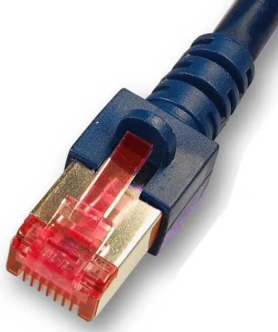 Patchkabel 100% Kobber EFB Cat.6 LSZH S/FTP 0,5m sort