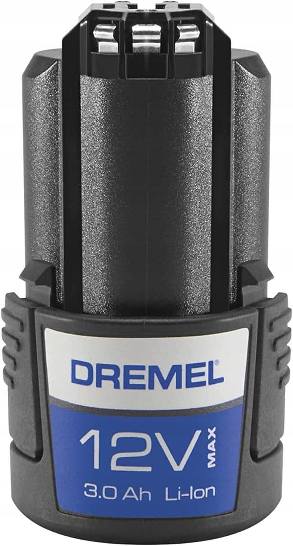 12V B12V30-01 Li-ion batteri (sort, 3Ah, til Dremel 8260)