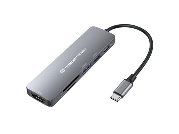 Conceptronic DONN11G 6-i-1 USB-C-adapter
