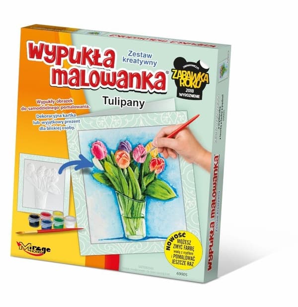 Konveks Maleri Blomster - Tulipan