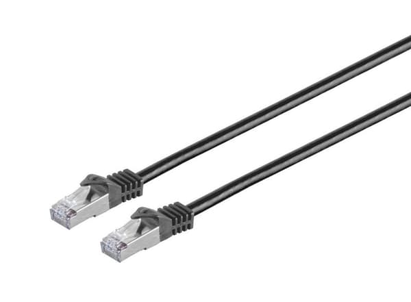 MicroConnect CAT7 S/FTP Netværkskabel 1,5m, Sort CAT7 S/FTP Netværkskabel 1,5m, Sort, AWG 26, CU