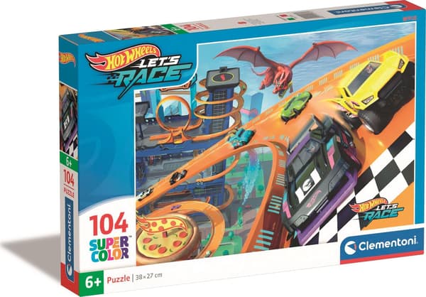 Palapeli 104 Super Color Hot Wheels