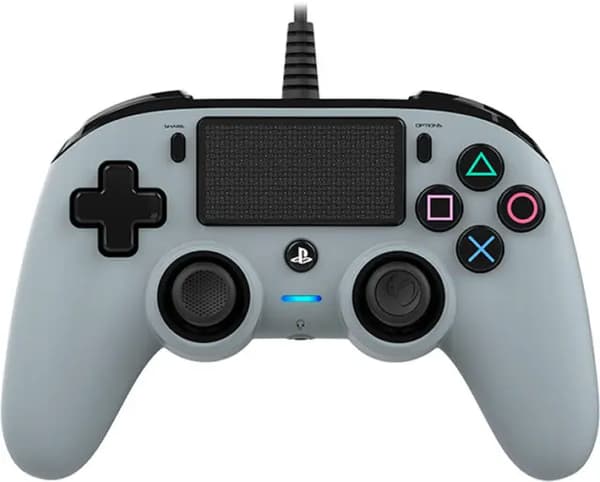 NACON PS4 TRÅDBUNDEN SPELKONTROLL, GRÅ