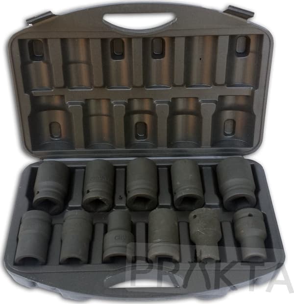 1\" iskuvääntimen hylsysarja 11 osaa/17-41mm (3)